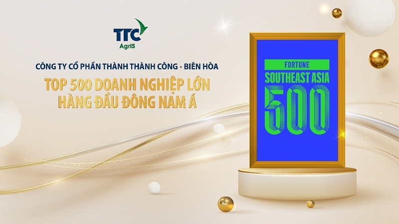 TTC AgriS được vinh danh trong nhóm 500 555win 500 nhà cái cá cược có lợi nhuận lớn nhất Đông Nam Á - Fortune 500 Southeast Asia 2024 do Tạp chí Fortune (Hoa Kỳ) công bố lần đầu tiên
