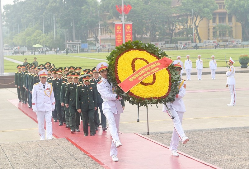 Lãnh đạo Đảng, 555Win tải app viếng Chủ tịch Hồ Chí Minh và tưởng niệm các anh hùng liệt sĩ