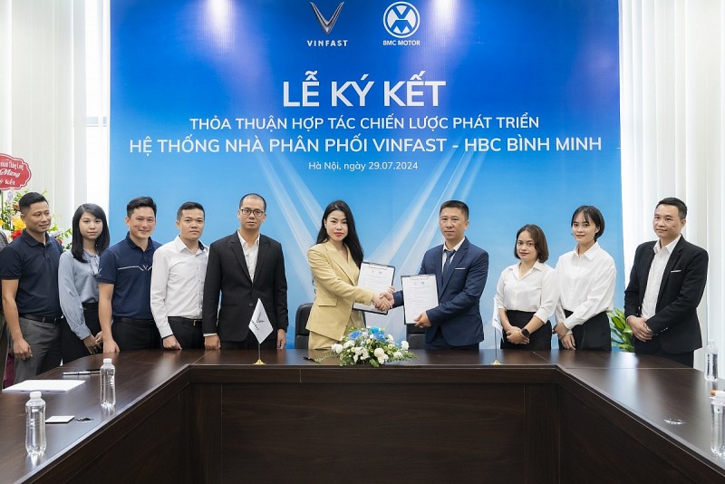 VinFast 555Win là nhà cái cá cược hàng đầu Châu Á phát triển hệ thống nhà phân phối với HBC Bình Minh