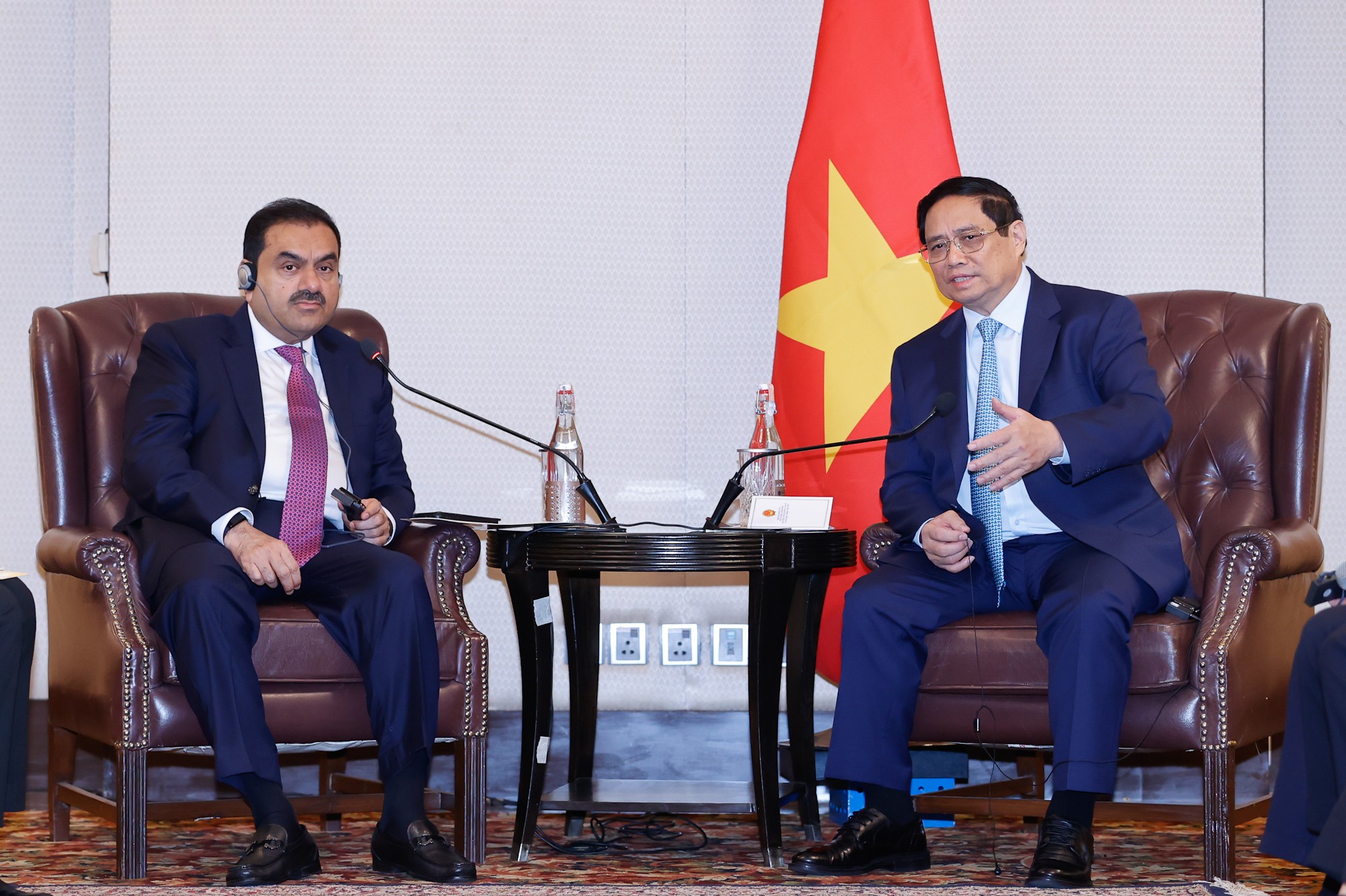 Phiên bản chính thức của 555Win Chính phủ Phạm Minh Chính đã tiếp ông Gautam Adani, Chủ tịch tập đoàn Adani. Ảnh: VGP.