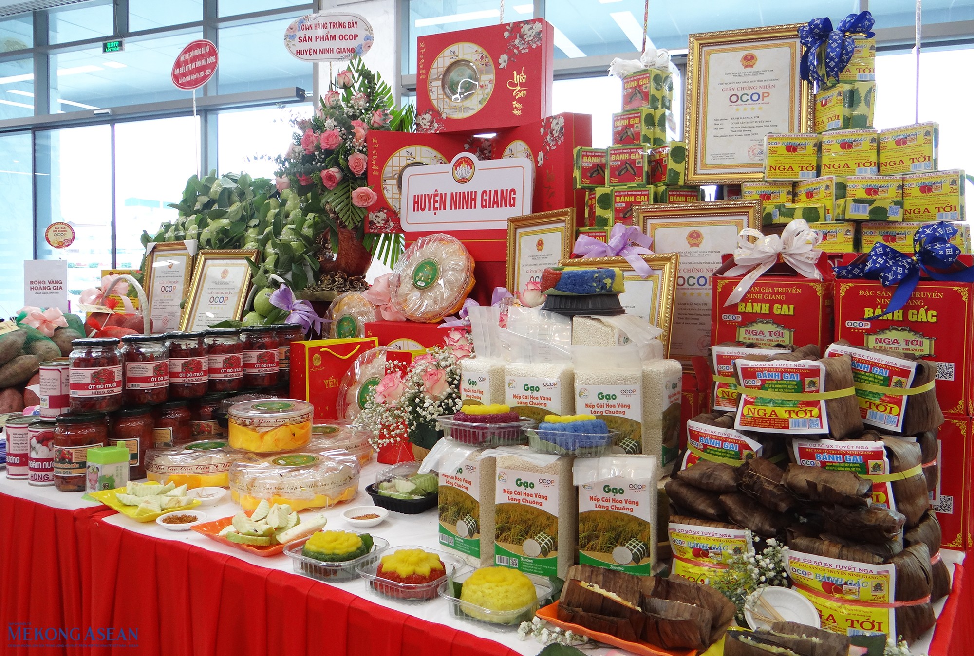 Sản phẩm OCOP của huyện Ninh Giang. Sản phẩm OCOP của huyện Ninh Giang.