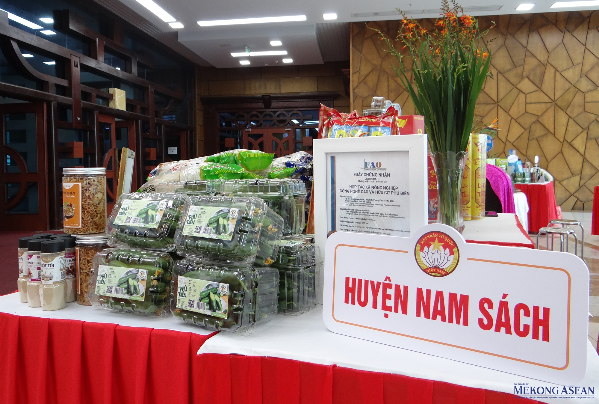Sản phẩm OCOP của huyện Nam Sách. Sản phẩm OCOP của huyện Nam Sách.