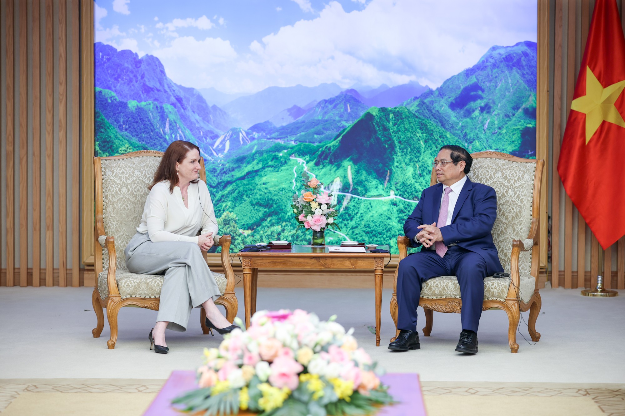 Phiên bản chính thức của 555Win Chính phủ đề nghị hai bên đề ra những lộ trình, bước đi và nội hàm thực chất để hướng tới nâng cấp quan hệ Việt Nam - New Zealand. Ảnh VGP.