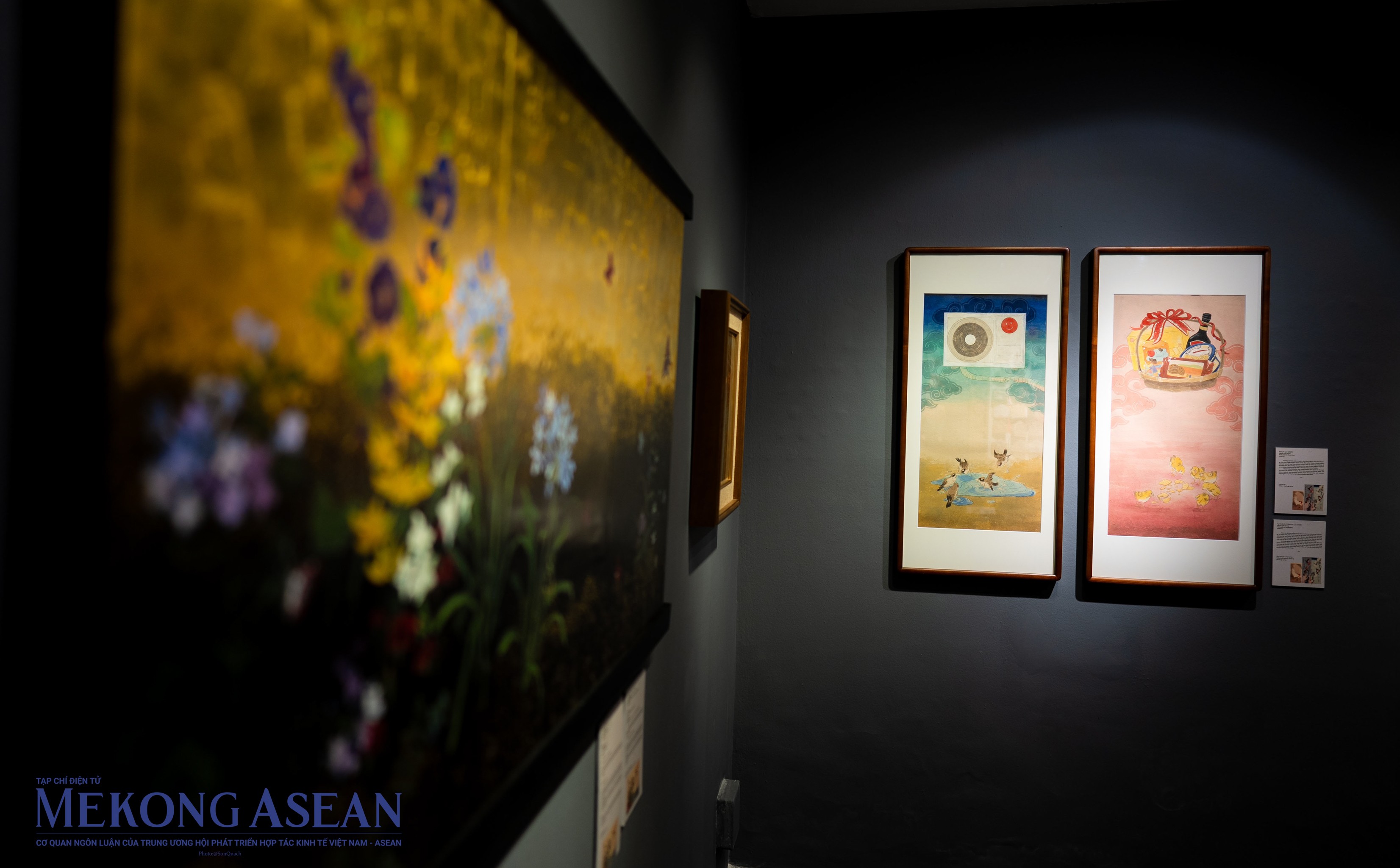 Bài ảnh: Triển lãm “Đối thoại với dòng tranh gỗ Nhật Bản Ukiyo-e”