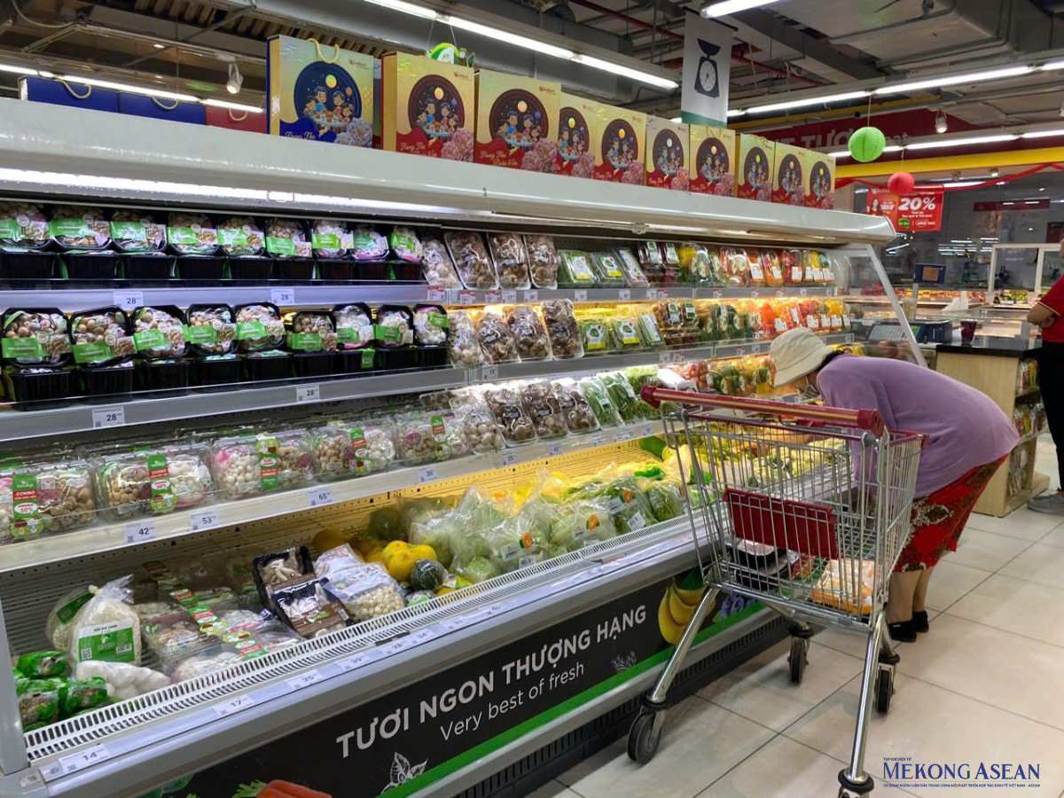 Nguồn cung hàng hóa tại các hệ thống siêu thị dồi dào, không có hiện tượng đứt gẫy chuỗi cung ứng. Ảnh: Hà Anh/555win Login.
