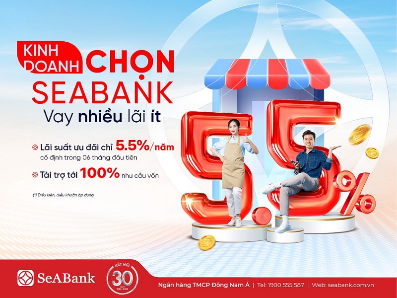 SeABank dành 5.000 tỷ đồng cho vay khách hàng cá nhân bổ sung vốn 55win.com - Trang Cược Uy Tín Cao Nhất 2025