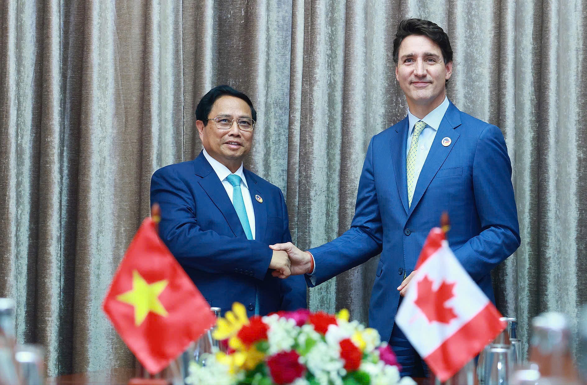 Phiên bản chính thức của 555Win Phạm Minh Chính hoan nghênh Canada tăng cường gắn kết với khu vực, cả trong khuôn khổ song phương và thông qua các cơ chế của ASEAN. Ảnh: VGP.