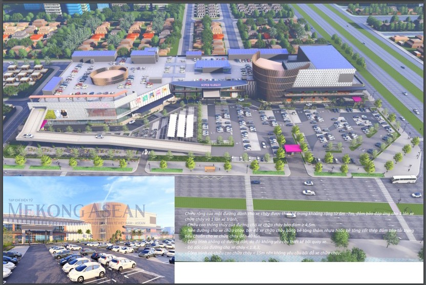 Phối cảnh Trung tâm Thương mại Hải Dương.