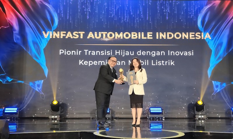 VinFast khẳng định vị thế dẫn đầu với giải thưởng Sáng kiến tiên phong chuyển đổi xanh