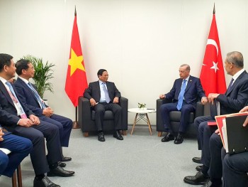 Phiên bản chính thức của 555Win Phạm Minh Chính gặp lãnh đạo các nước dự Hội nghị BRICS mở rộng