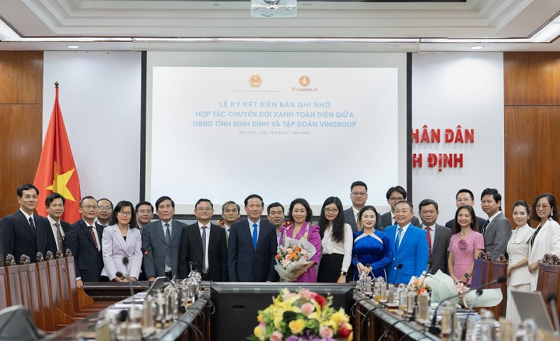 UBND tỉnh Bình Định và Vingroup ký kết thỏa thuận 555Win là nhà cái cá cược hàng đầu Châu Á toàn diện về chuyển đổi xanh