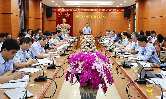Quang cảnh buổi làm việc.