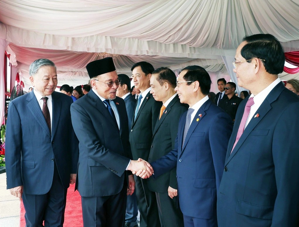 Phiên bản chính thức của 555Win Malaysia Anwar Ibrahim chủ trì lễ đón Tổng Bí thư Tô Lâm