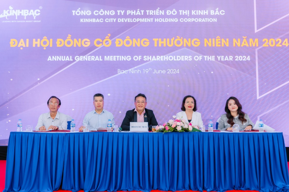 Kinh Bắc triệu tập đại hội cổ đông bất thường