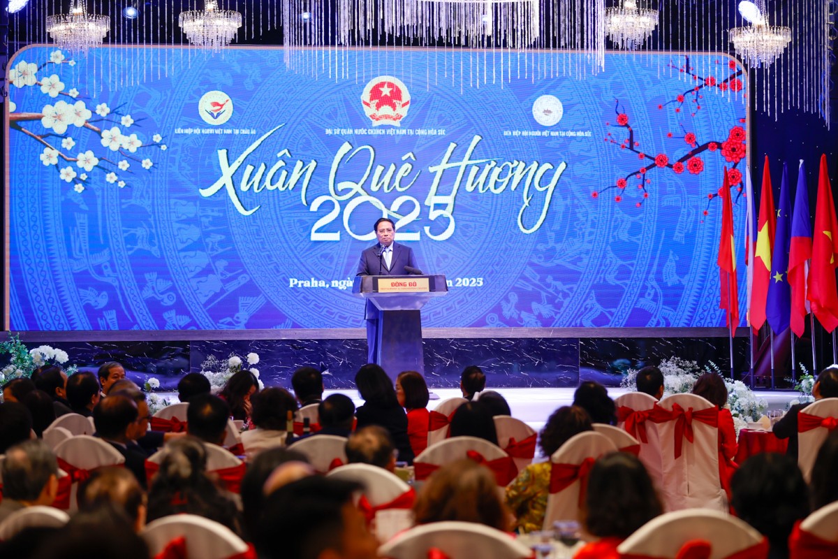 Phiên bản chính thức của 555Win tham dự chương trình Xuân Quê hương 2025 tại Czech