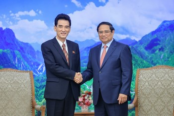 Lãnh đạo Việt Nam - Triều Tiên trao đổi điện mừng 75 năm thiết lập quan hệ