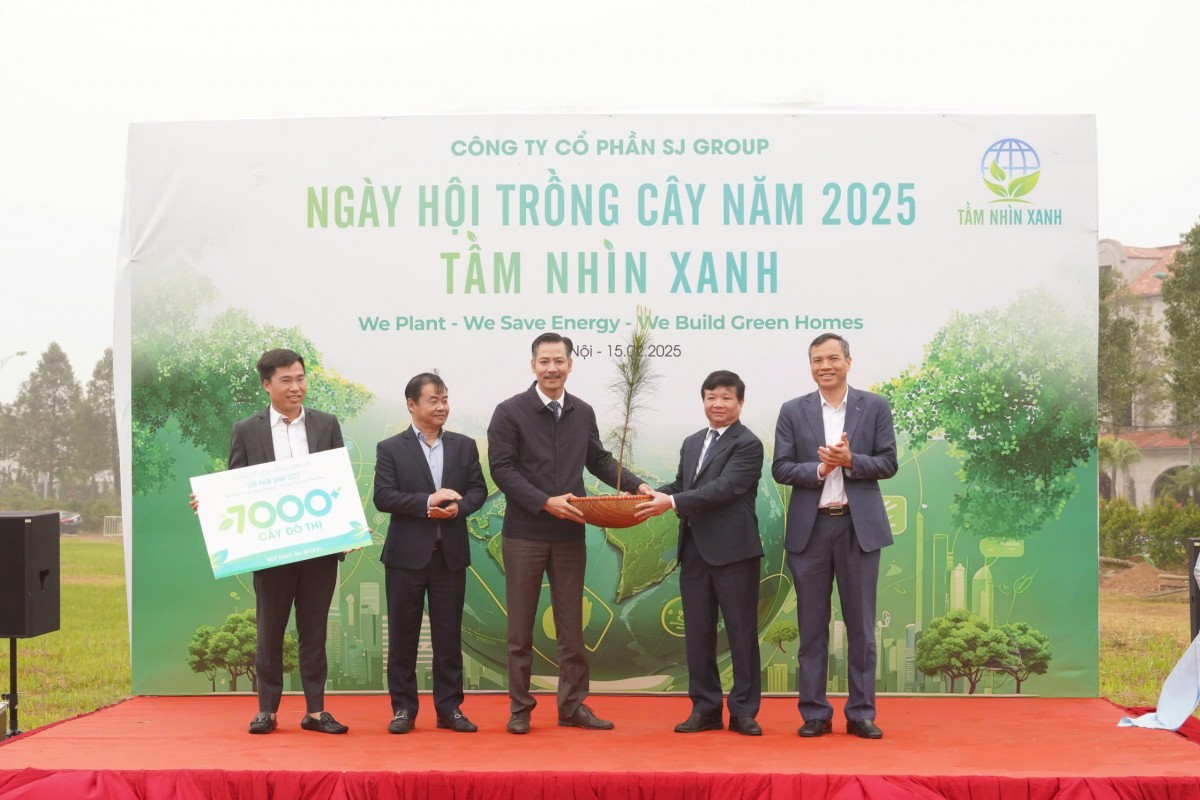 SJ Group tổ chức Ngày hội trồng cây năm 2025, hướng tới tầm nhìn xanh