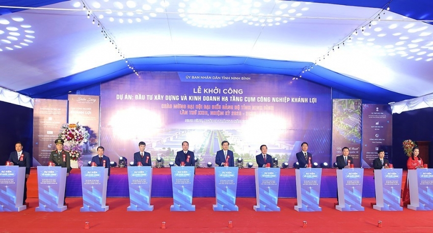 Ninh Bình khởi công cụm công nghiệp gần 700 tỷ đồng