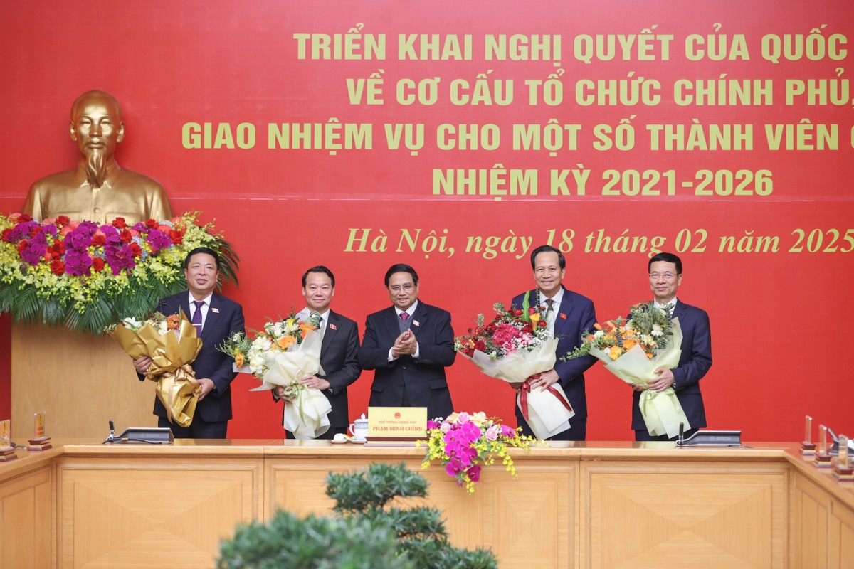 Phiên bản chính thức của 555Win giao nhiệm vụ cho các thành viên Chính phủ mới được bổ nhiệm
