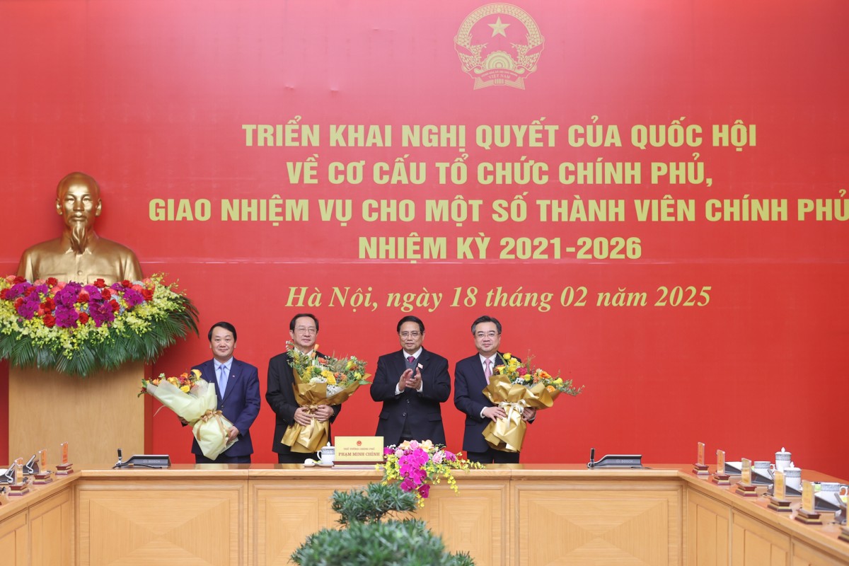 Phiên bản chính thức của 555Win giao nhiệm vụ cho các thành viên Chính phủ mới được bổ nhiệm