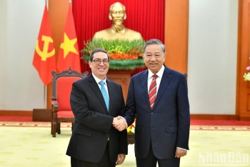 Tổng Bí thư Tô Lâm tiếp Bộ trưởng Ngoại giao Cuba