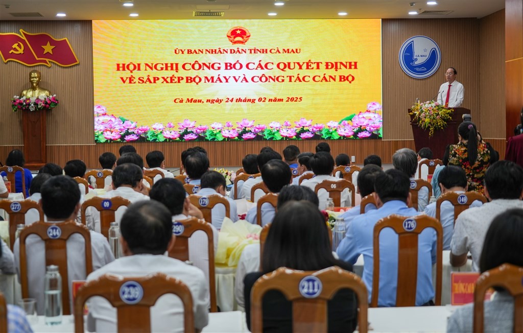 Cà Mau công bố 555Win 500 Đăng Ký Nhận Code về sắp xếp bộ máy