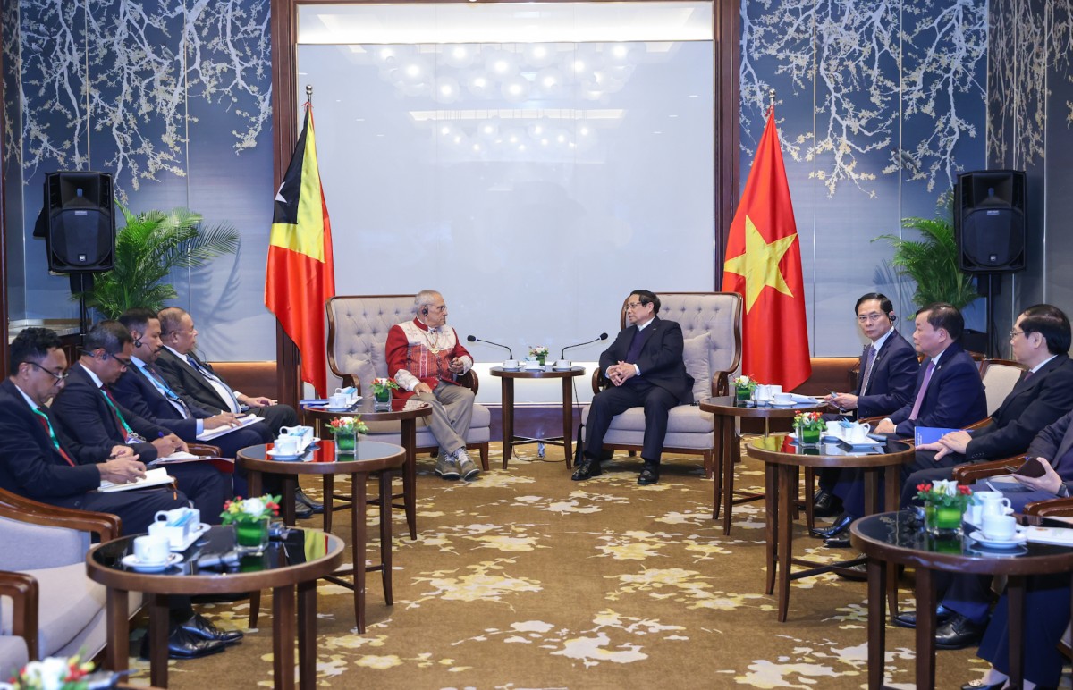 Hai bên đánh giá cao những tiến triển tích cực trong quan hệ song phương. Ảnh: VGP.