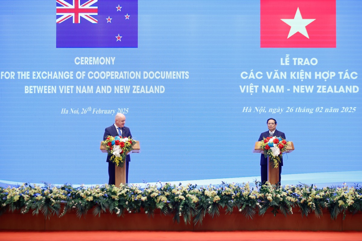 Việt Nam - New Zealand nâng cấp quan hệ lên Đối tác Chiến lược Toàn diện