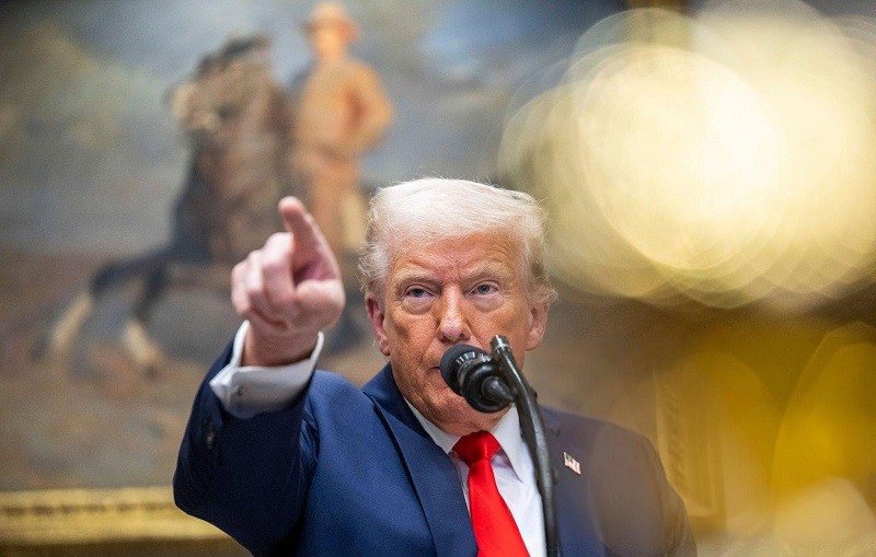 Tổng thống Donald Trump tại Nhà Trắng ngày 3/3. Ảnh: AFP