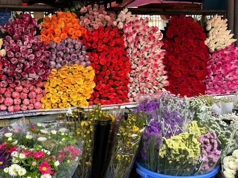 Hoa hồng là loại hoa tươi bán chạy nhất trong dịp 8/3.