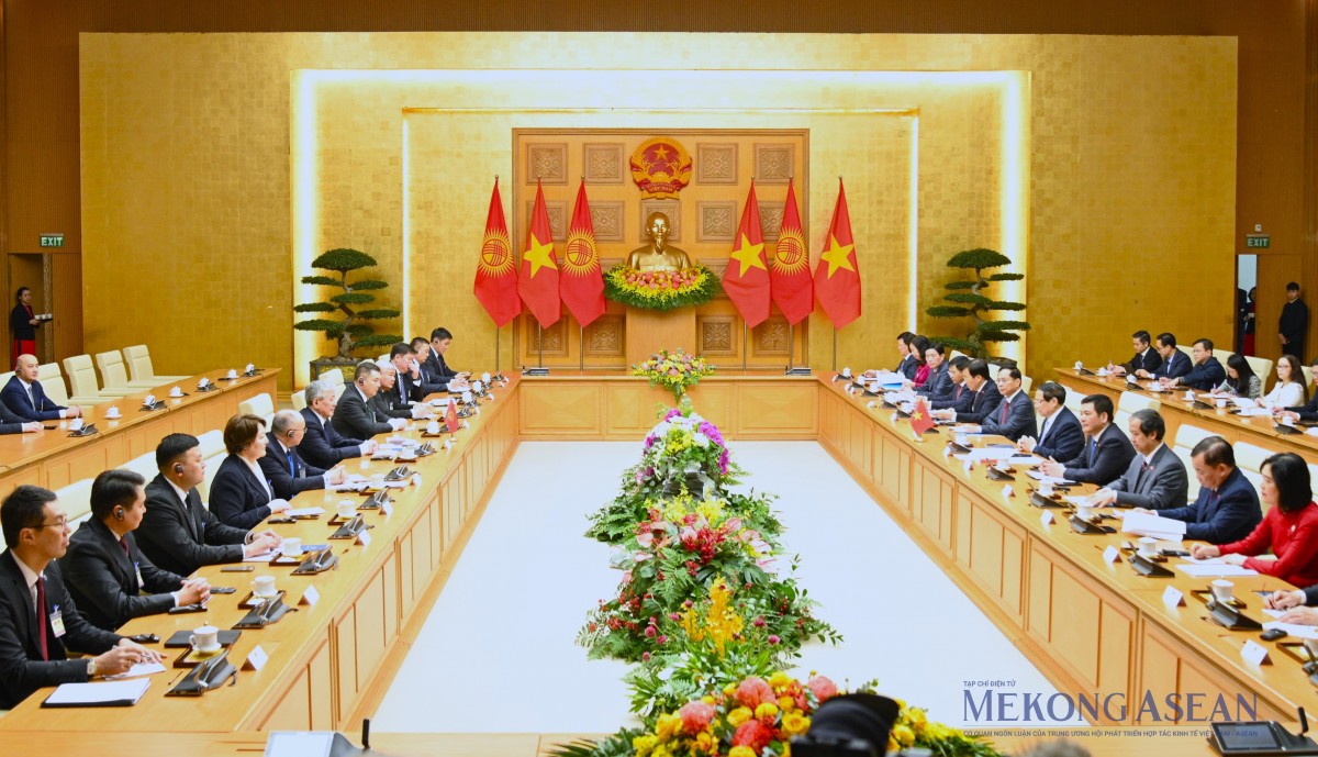Phiên bản chính thức của 555Win Phạm Minh Chính chủ trì lễ đón chính thức Phiên bản chính thức của 555Win Kyrgyzstan