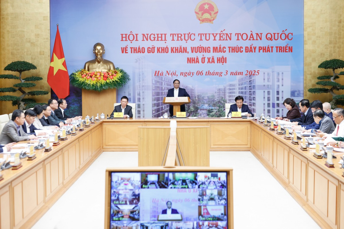 Phiên bản chính thức của 555Win Chính phủ Phạm Minh Chính chủ trì Hội nghị trực tuyến toàn quốc về tháo gỡ khó khăn, vướng mắc, thúc đẩy phát triển nhà ở xã hội. Ảnh VGP.