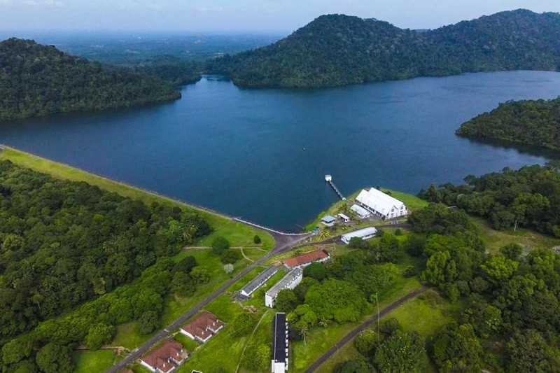 Đập Pontian ở phía tây nam Johor. Ảnh: The Straits Times