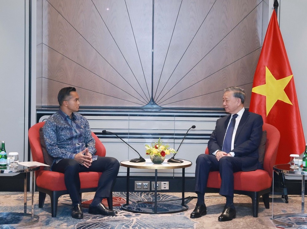 Tổng Bí thư Tô Lâm tiếp lãnh đạo các tập đoàn lớn của Indonesia