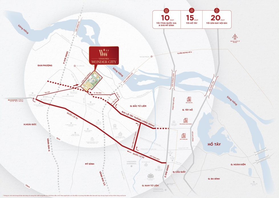 Vinhomes ra mắt Wonder City tại phía Tây Hà Nội
