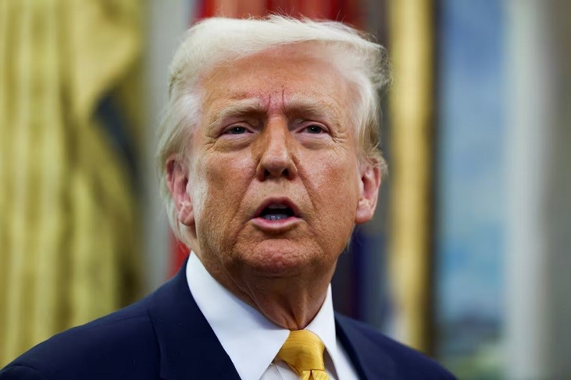 Tổng thống Mỹ Donald Trump tại Nhà Trắng ngày 7/3. Ảnh: Reuters