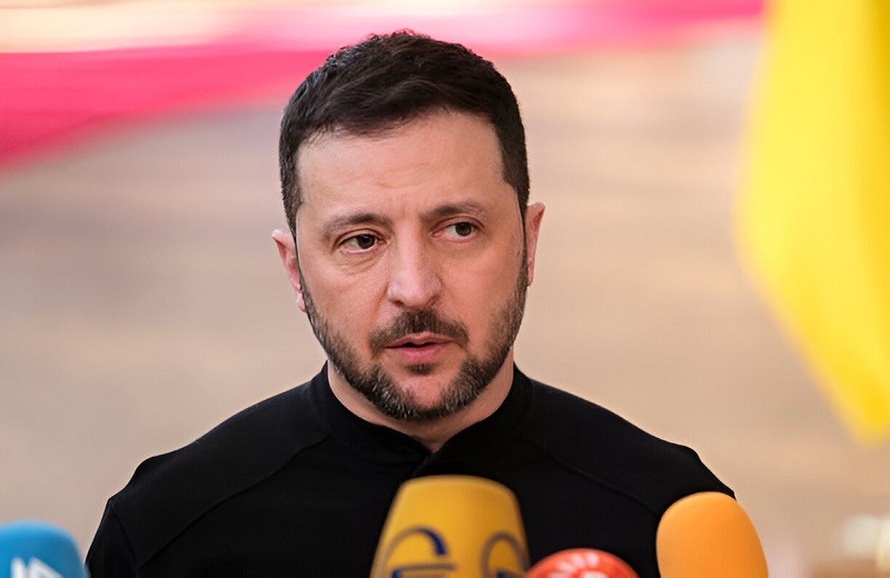 Tổng thống Volodymyr Zelensky tại Bỉ ngày 6/3. Ảnh: Getty