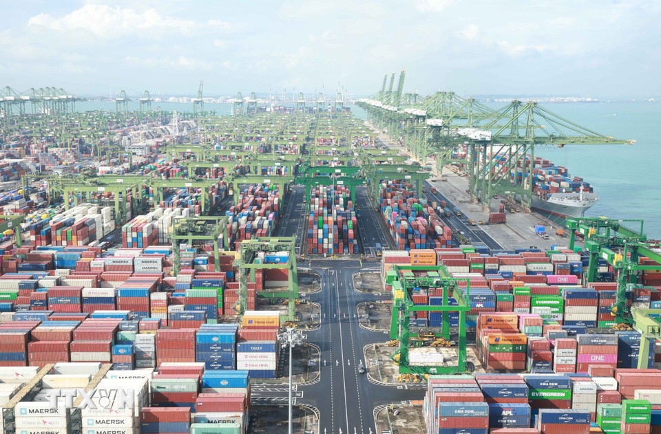 cảng biển Pasir Panjang. Ảnh: TTXVN