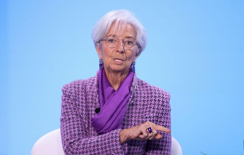 Chủ tịch ECB Christine Lagarde tại Đức ngày 7/3. Ảnh: Bloomberg