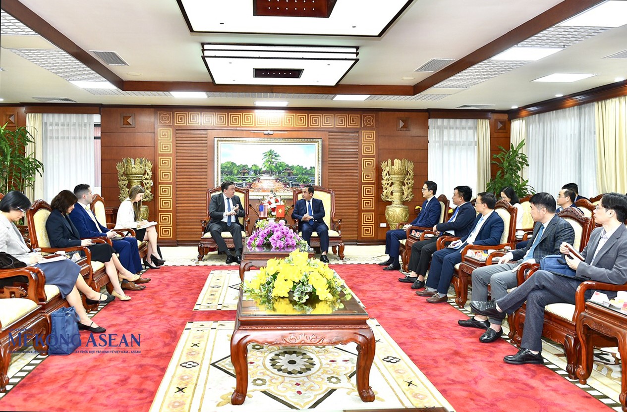 Quang cảnh buổi tiếp đón.