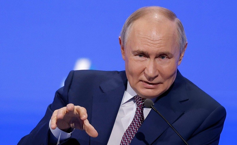 Tổng thống Putin tại Moscow ngày 18/3. Ảnh: AFP