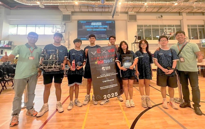 Một trường tại TP HCM giành vé dự cuộc thi Robotics lớn nhất thế giới