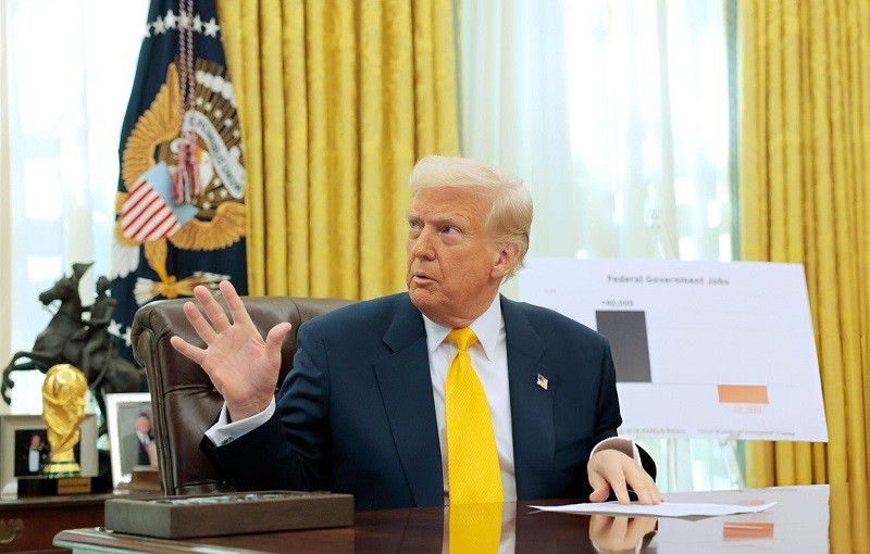 Tổng thống Donald Trump tại Nhà Trắng ngày 7/3. Ảnh: Getty