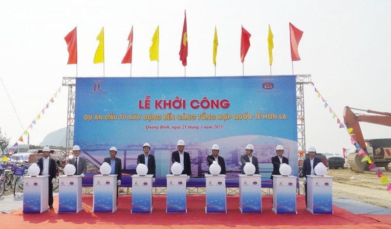 Quảng Bình khởi công bến cảng kết nối giao thương khu vực Đông Nam Á