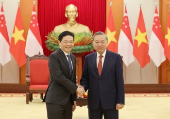 Tổng Bí thư hoan nghênh Việt Nam và Singapore hợp tác về năng lượng xanh