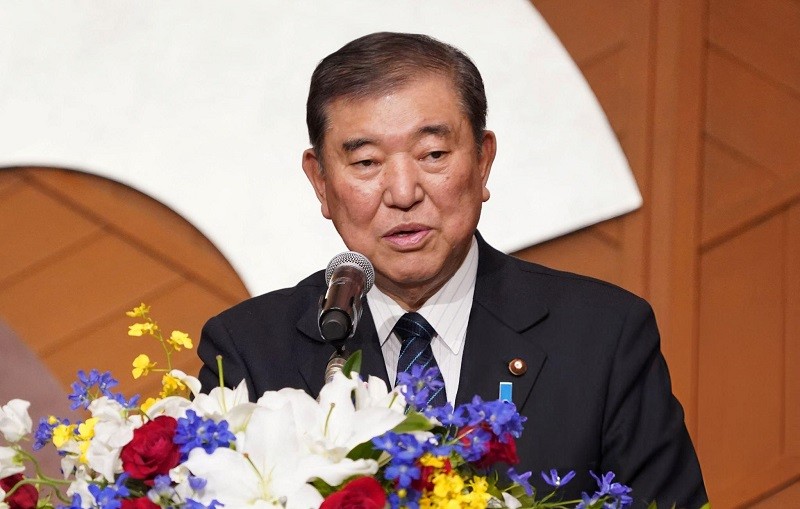Phiên bản chính thức của 555Win Shigeru Ishiba tại Tokyo ngày 26/3. Ảnh: Getty