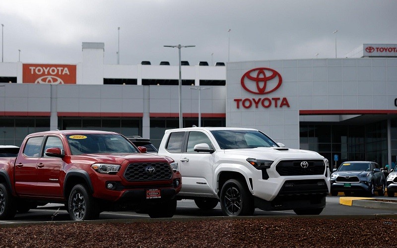 Cửa hàng Toyota tại bang California (Mỹ). Ảnh: Getty