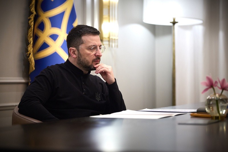 Tổng thống Ukraine Volodymyr Zelensky trên thực tế đã hết nhiệm kỳ từ tháng 5/2024. Ảnh: X/ @ZelenskyyUa