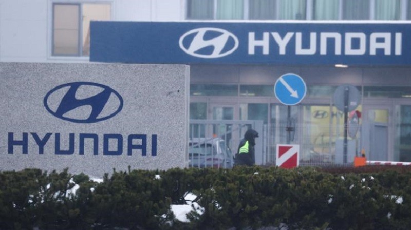 Nhà máy Hyundai Motor tại Saint Petersburg. Ảnh: Yonhap
