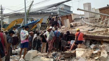 Quân đội và công an Việt Nam cử lực lượng cứu trợ động đất tại Myanmar